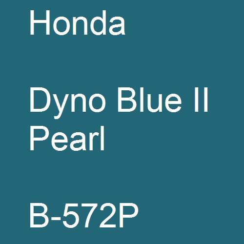 Honda, Dyno Blue II Pearl, B-572P.